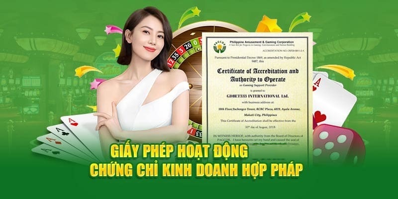 Những khẳng định khi 789P sở hữu giấy phép kinh doanh hợp pháp