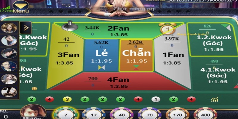 Fantan 789P là tựa game casino có luật chơi đơn giản
