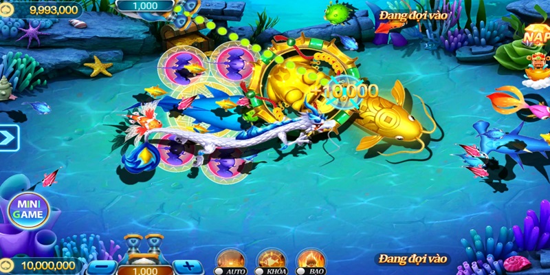 Lối chơi game bắn cá đơn giản, dễ tiếp cận